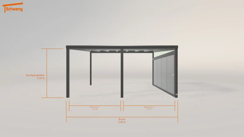 #DE Schweng Terrassenüberdachung S400 (ID ygm2db)