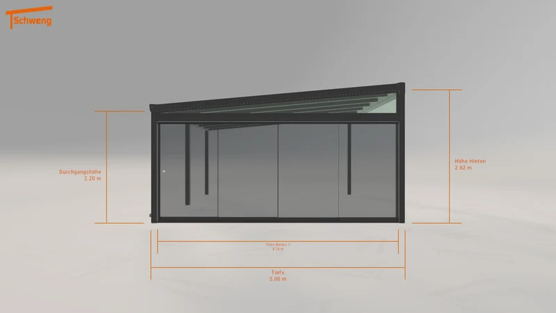 #DE Schweng Terrassenüberdachung S400 (ID ygm2db)