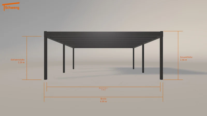 #DE Schweng Flachdachcarport C600+ (ID v4gpbg) #MTG