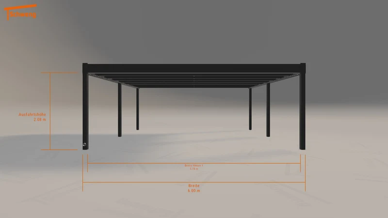#DE Schweng Flachdachcarport C600+ (ID v4gpbg) #MTG