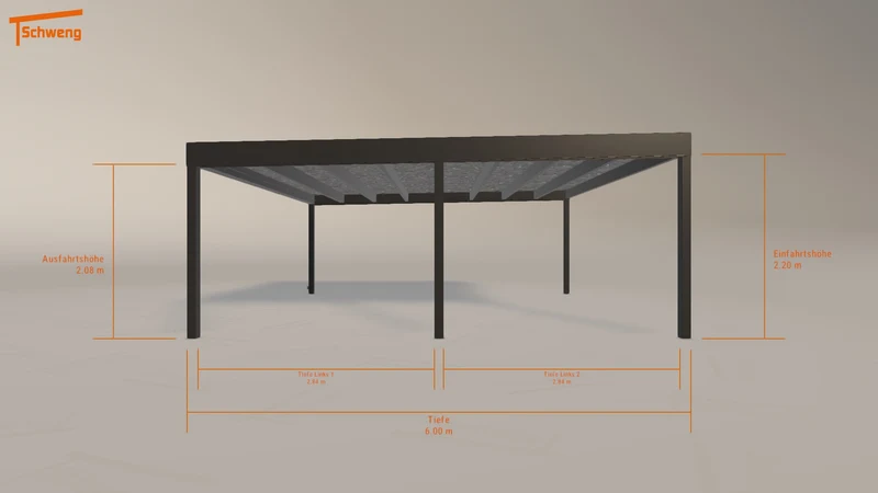 #DE Schweng Flachdachcarport C600+ (ID v4gpbg) #MTG