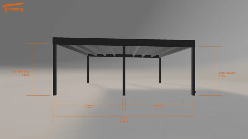 #DE Schweng Flachdachcarport C600+ (ID v4gpbg) #MTG