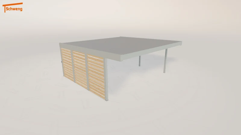 #DE Schweng Flachdachcarport C600+ (ID bkr7bb) #MTG