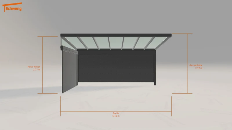#DE Schweng Terrassenüberdachung S400 (ID ygmzwb)