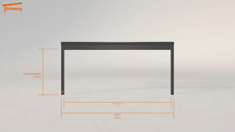 #DE Schweng Terrassenüberdachung S400 (ID 332ymp)