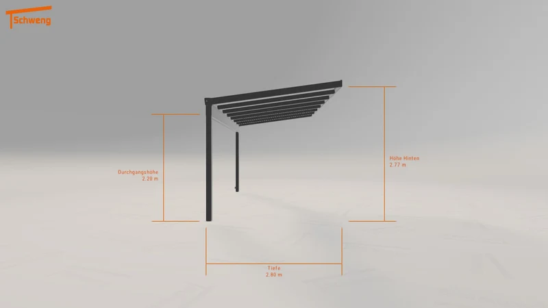 #DE Schweng Terrassenüberdachung S400 (ID 332ymp)