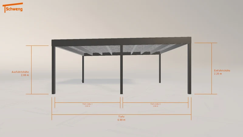 #AT Schweng Flachdachcarport C600 (ID k2dw9p) #MTG