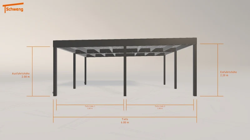 #AT Schweng Flachdachcarport C600 (ID v4gz5n) #MTG