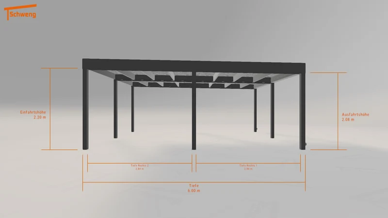 #AT Schweng Flachdachcarport C600 (ID v4gz5n) #MTG