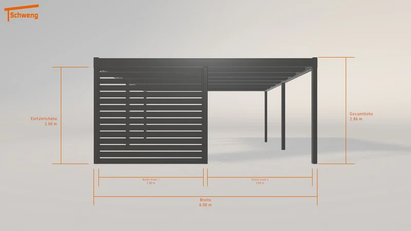 #AT Schweng Flachdachcarport C600 (ID mjkwpr) #MTG
