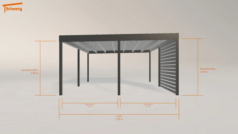#AT Schweng Flachdachcarport C600 (ID mjkwpr) #MTG
