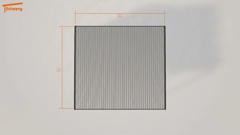 #AT Schweng Flachdachcarport C600 (ID 85zq9d) #MTG