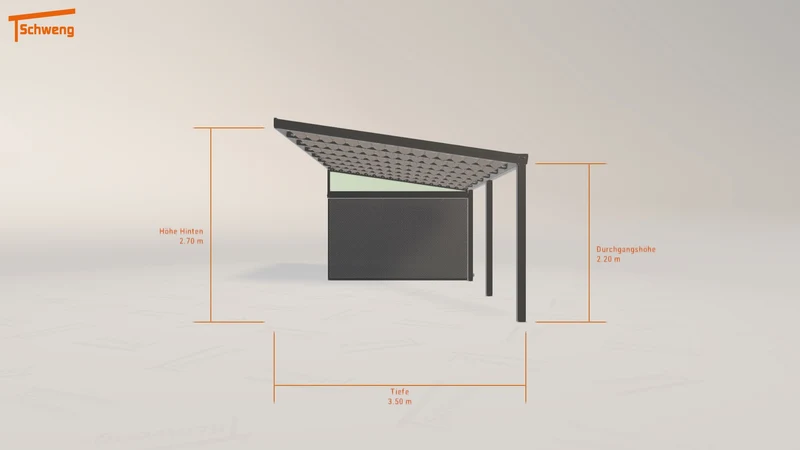 #DE Schweng Terrassenüberdachung S400 (ID 42qg47)