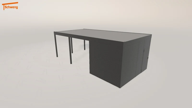 #AT Schweng Flachdachcarport C600 (ID v4gdyp) #MTG