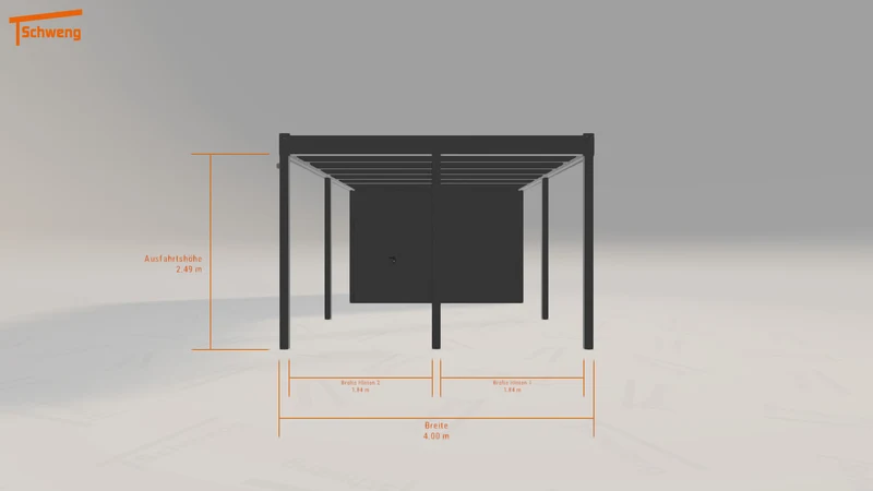 #AT Schweng Flachdachcarport C600 (ID v4gdyp) #MTG