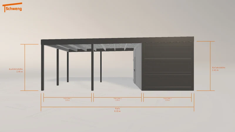 #AT Schweng Flachdachcarport C600 (ID v4gdyp) #MTG