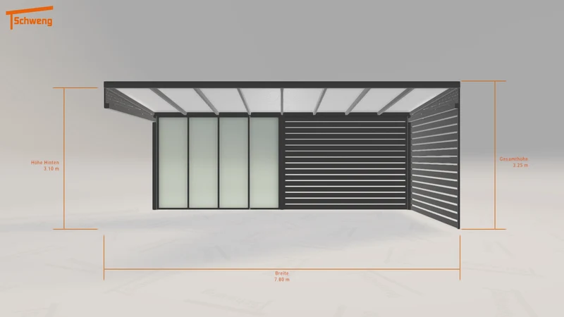#DE Schweng Pultdachcarport S400 (ID x74kbw) #MTG