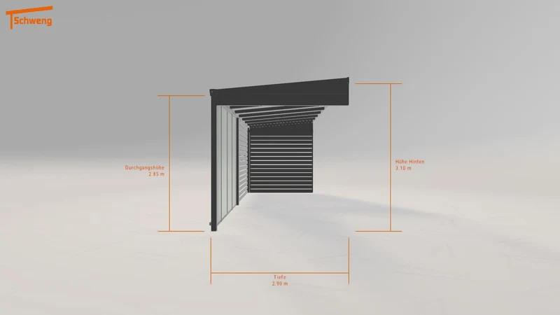 #DE Schweng Pultdachcarport S400 (ID x74kbw) #MTG