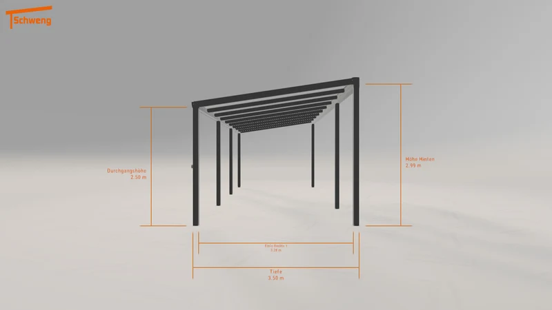#DE Schweng Terrassenüberdachung S350 (ID k2dgxy)