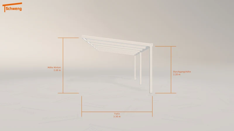 #DE Schweng Pultdachcarport S350 (ID bkrvwb) #MTG
