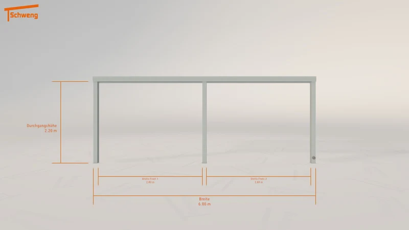 #DE Schweng Pultdachcarport S350 (ID 85z34w) #MTG