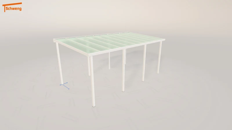 #CH Schweng Pultdachcarport S400 (ID 7734rz) #MTG