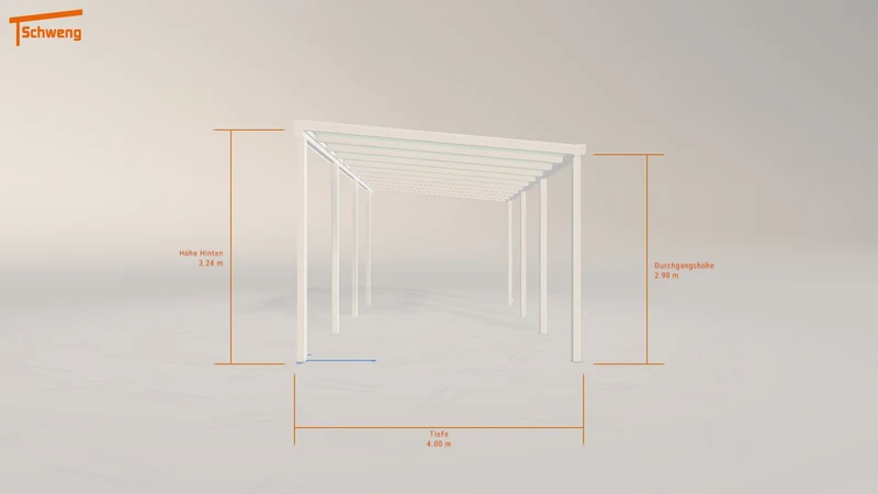 #CH Schweng Pultdachcarport S400 (ID 7734rz) #MTG