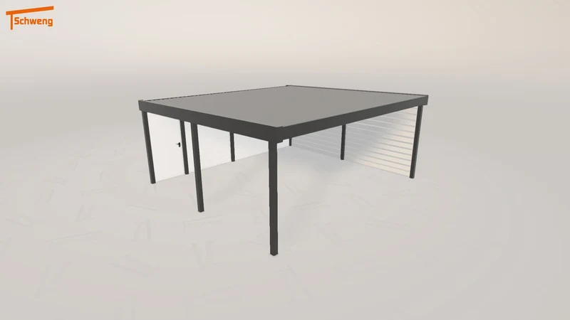 #DE Schweng Flachdachcarport C600+ (ID 85zzr2) #MTG