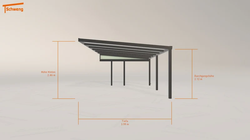 #DE Schweng Terrassenüberdachung S400 (ID 85zzyx)