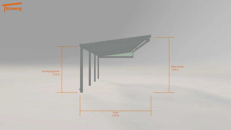 #AT Schweng Terrassenüberdachung S400 (ID x7443w)