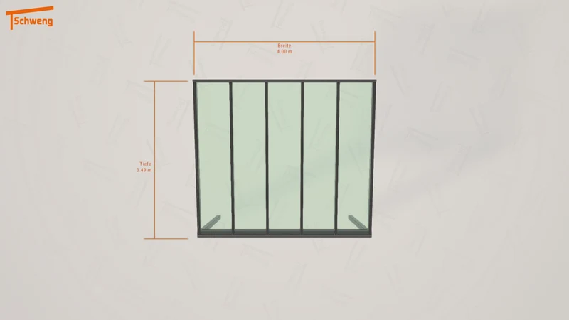#DE Schweng Terrassenüberdachung S400 (ID 773m3z)