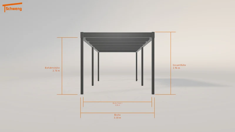 #DE Schweng Flachdachcarport C600 (ID qd7w7g) #MTG