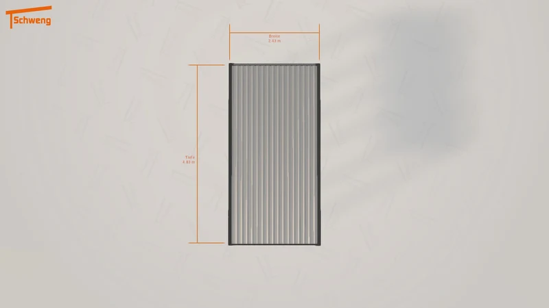 #DE Schweng Flachdachcarport C600 (ID rjxz4g)
