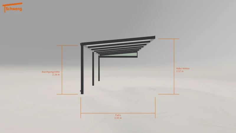 #DE Schweng Terrassenüberdachung S350 (ID v4grzn)