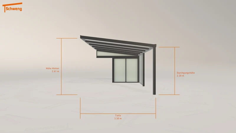 #DE Schweng Terrassenüberdachung S350 (ID bkrybp)