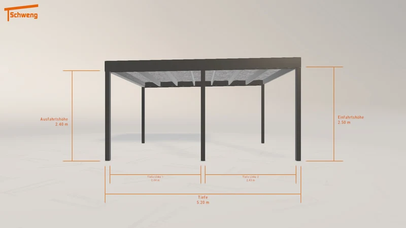#DE Schweng Flachdachcarport C600 (ID x74vv9) #MTG