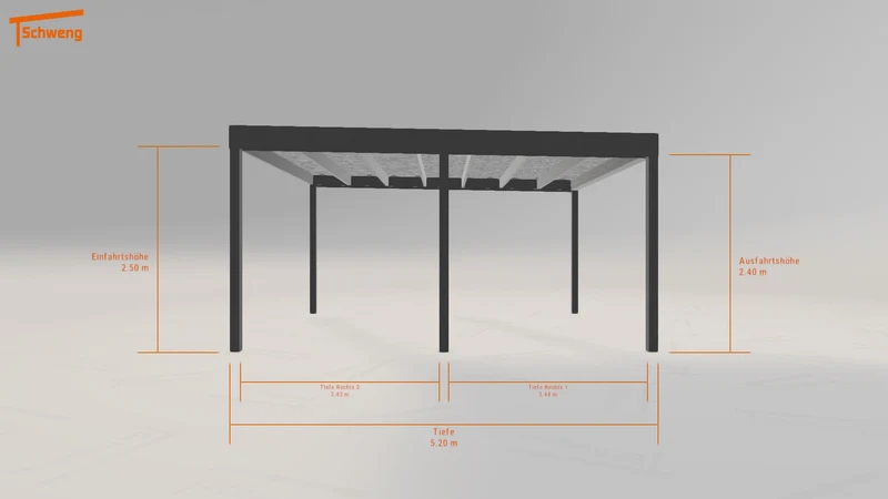 #DE Schweng Flachdachcarport C600 (ID x74vv9) #MTG