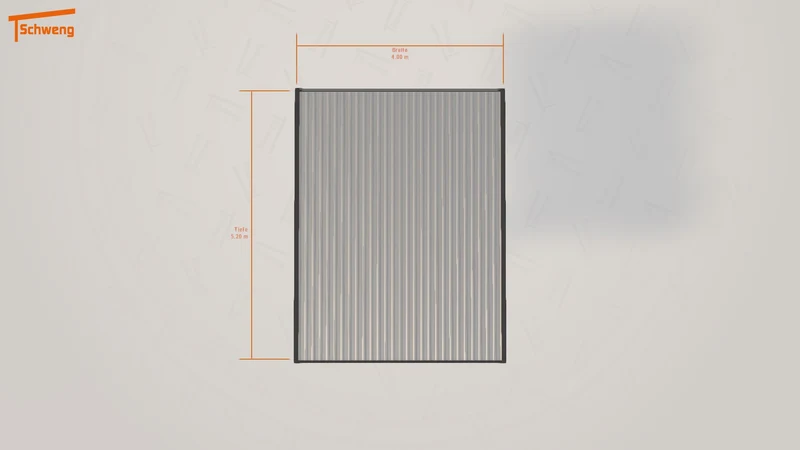 #DE Schweng Flachdachcarport C600 (ID 773pp2) #MTG