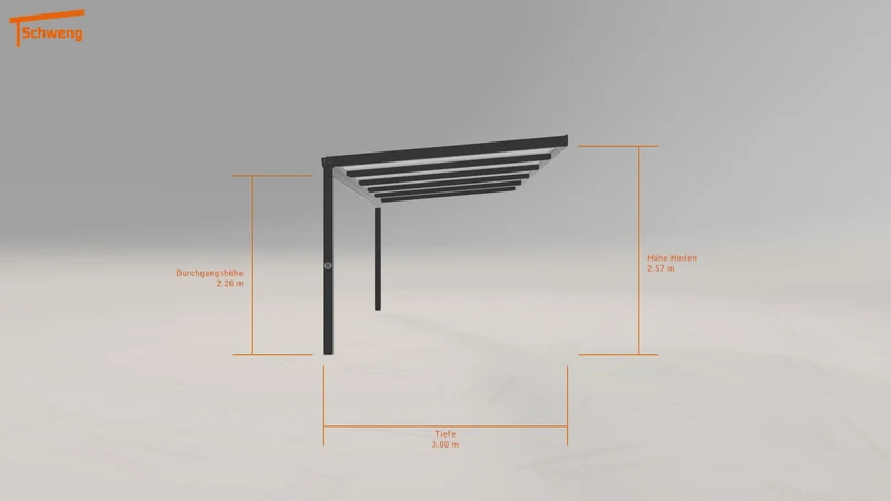 #DE Schweng Terrassenüberdachung S350 (ID qd7j7y)
