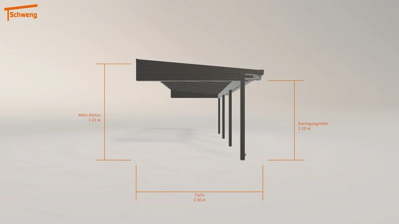 #DE Schweng Terrassenüberdachung S400 (ID 332w9w)