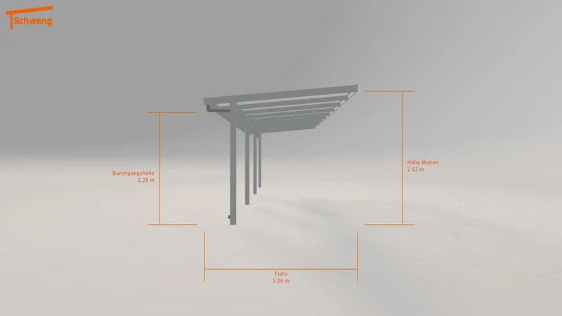 #DE Schweng Pultdachcarport S350 (ID k2d9wm) #MTG
