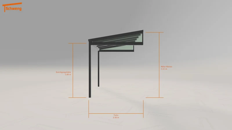 #AT Schweng Terrassenüberdachung S350 (ID bkr7yb)