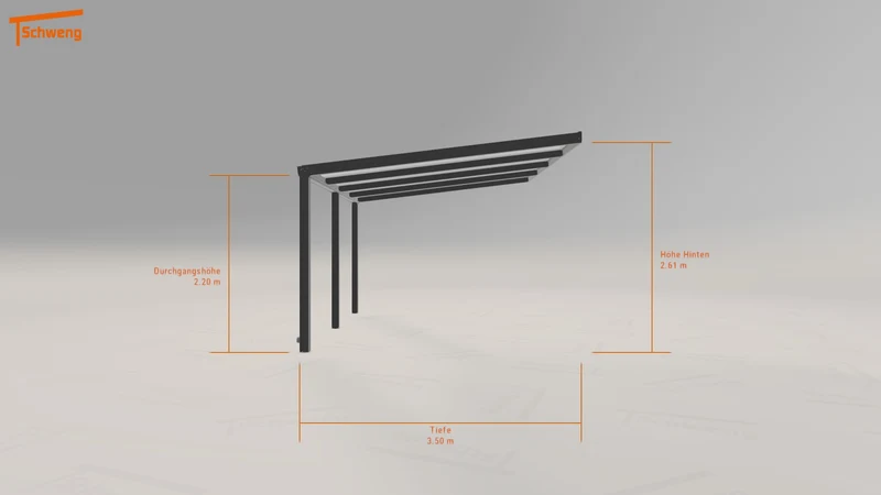 #DE Schweng Terrassenüberdachung S350 (ID ygmzbb)