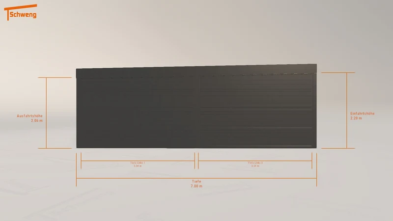 #DE Schweng Flachdachcarport C600 (ID 42q57d) #MTG