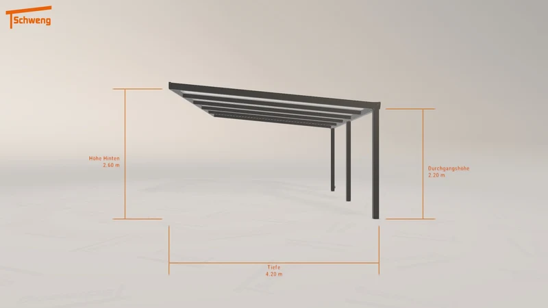 #DE Schweng Terrassenüberdachung S400 (ID dvmkq7)