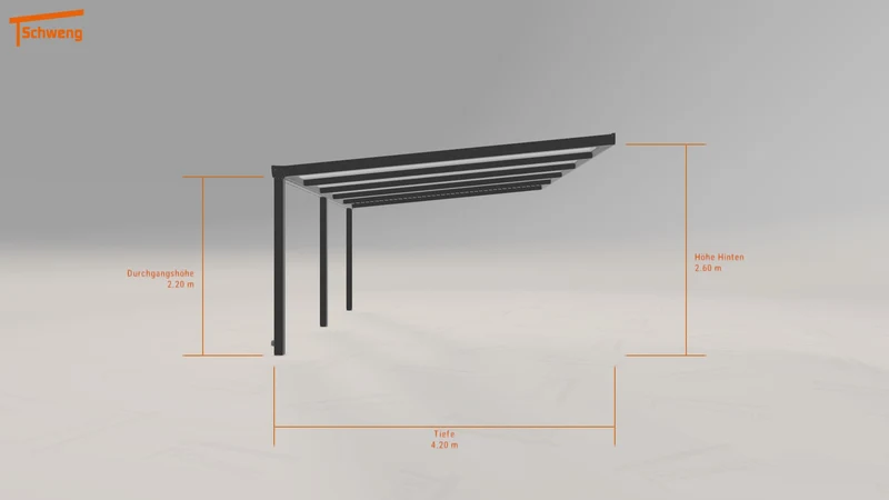 #DE Schweng Terrassenüberdachung S400 (ID dvmkq7)