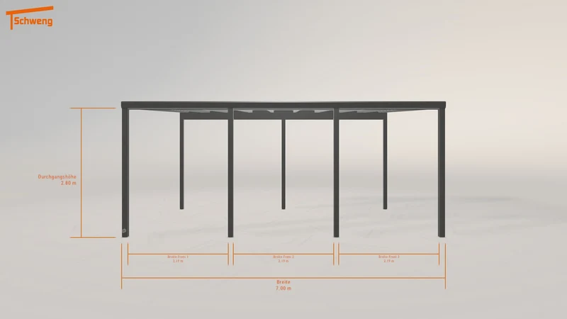 #DE Schweng Pultdachcarport S400 (ID bkrzdp) #MTG