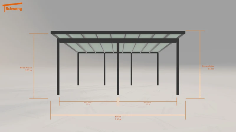 #DE Schweng Pultdachcarport S400 (ID bkrzdp) #MTG