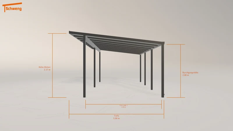 #DE Schweng Pultdachcarport S400 (ID bkrzdp) #MTG