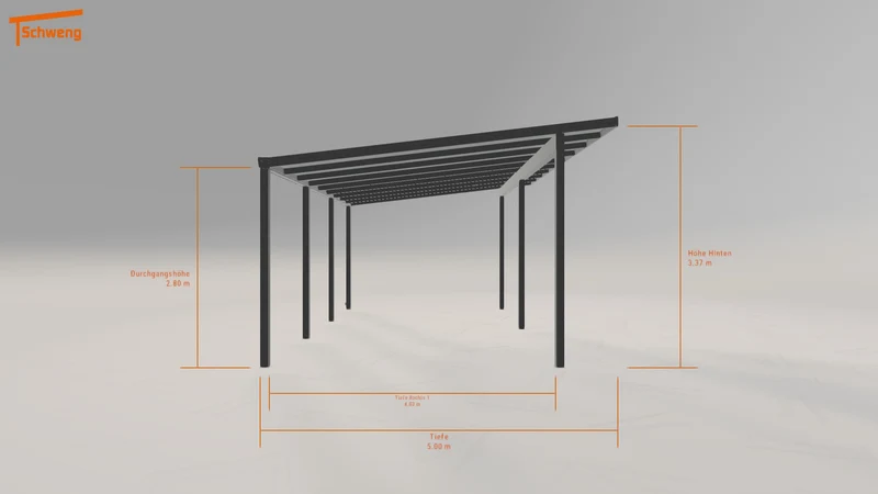 #DE Schweng Pultdachcarport S400 (ID bkrzdp) #MTG